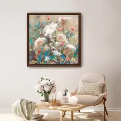 Kirklands Home Framed Art|Queen Ann's Garden Framed Canvas Art Print