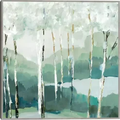Kirklands Home Canvas Art|Quiet Birch Forest II Framed Canvas Art Print
