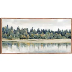 Kirklands Home Canvas Art|Quiet Reflections Framed Canvas Art Print