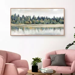 Kirklands Home Canvas Art|Quiet Reflections Framed Canvas Art Print