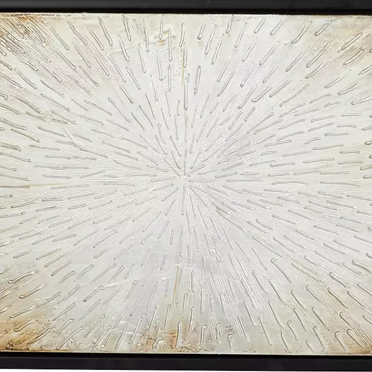 Kirklands Home Canvas Art|Radial Sunburst Framed Canvas Art Print