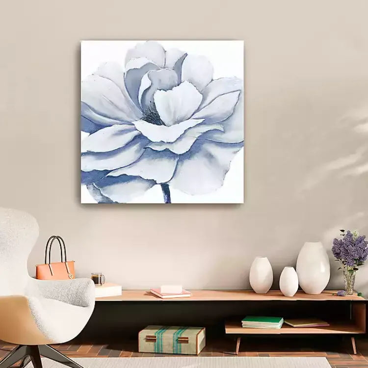 Kirklands Home Canvas Art|Radiant Blue Bloom Canvas Art Print