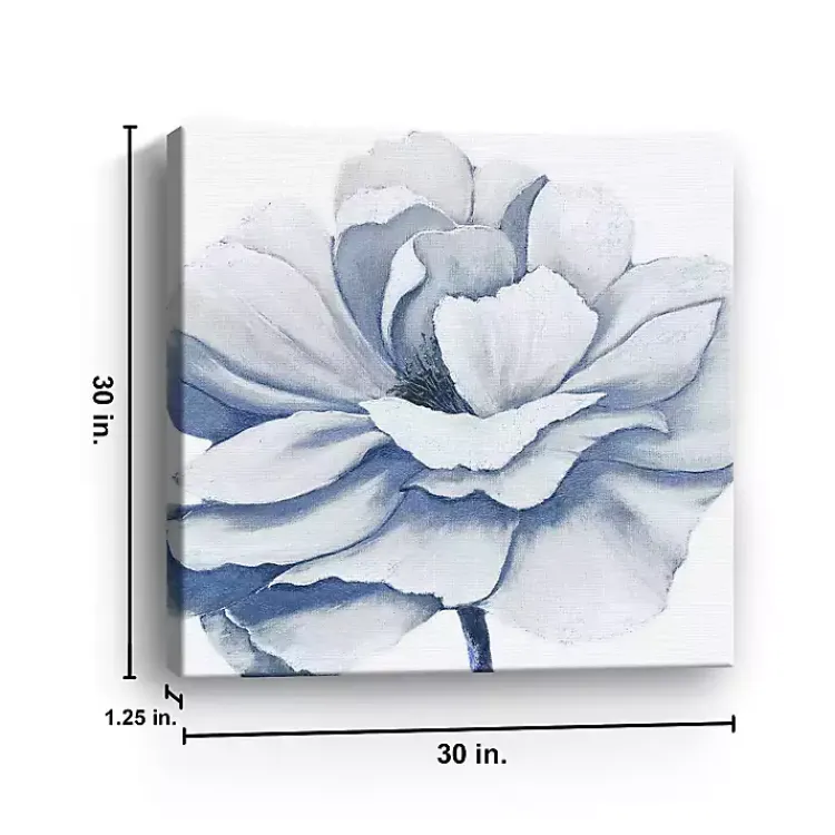 Kirklands Home Canvas Art|Radiant Blue Bloom Canvas Art Print