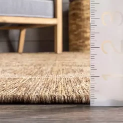 Kirklands Home Outdoor Rugs|Raina Tribal Zig Zag Outdoor Rug, 5x8 Brown