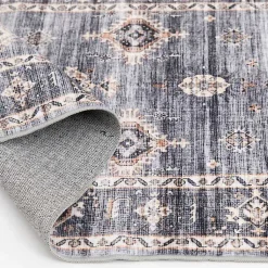 Kirklands Home Area Rugs|Raquel Washable Area Rug, 7x9 Gray