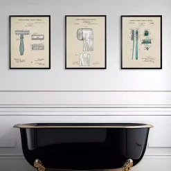Kirklands Home Framed Art|Razor Patent Framed Art Print