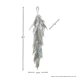 Discount Real Touch Flocked Norfolk Pine Garland Christmas Arrangements & Garland