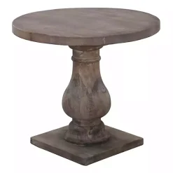 Kirklands Home Accent & End Tables|Reclaimed Pine Caroline Accent Table Brown