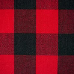 Clearance Red & Black Buffalo Check Table Runner Christmas Dining & Entertaining