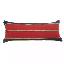 Discount Red & Navy Nautical Rope Lumbar Pillow Pillows
