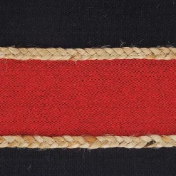 Red & Navy Nautical Rope Throw Pillow. 20x20 Pillows