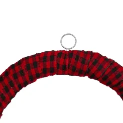 Best Red and Black Buffalo Check Pine and Berry Wreath Wreaths