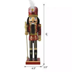 Best Red and Gold Sequin Soldier Nutcracker Christmas Decorations