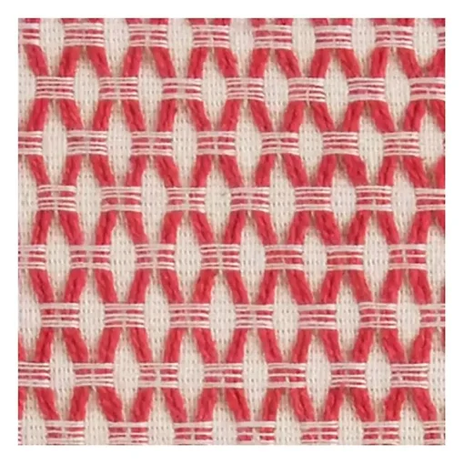 Clearance Red and Ivory Geometric Pillow, 22 in. Pillows
