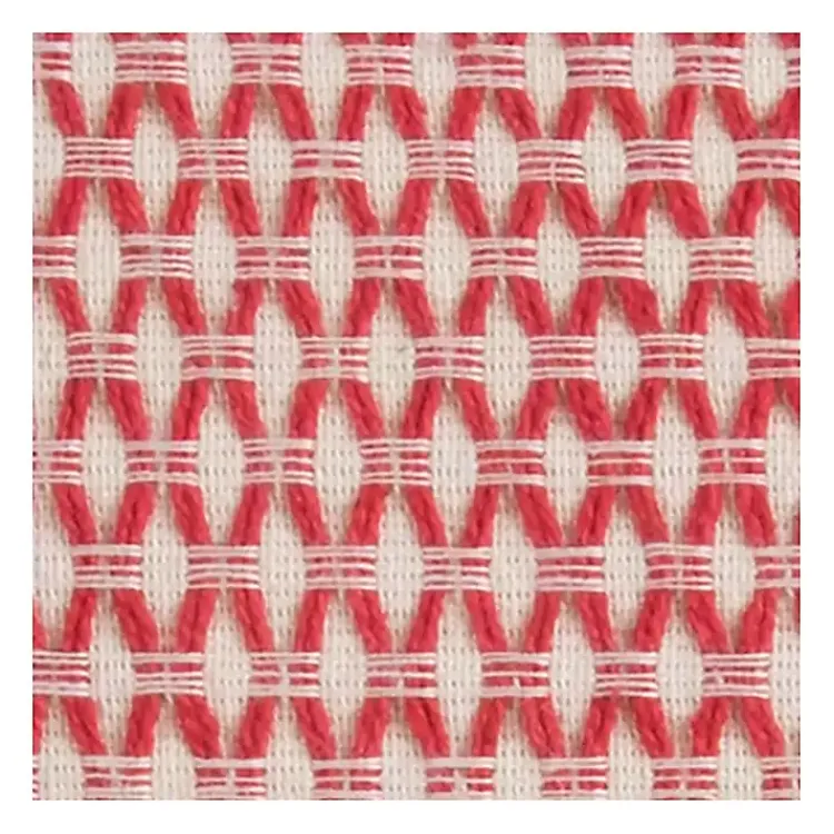 Clearance Red and Ivory Geometric Pillow, 22 in. Pillows