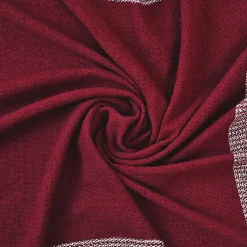 Sale Red and White Plaid Organic Cotton Throw Blankets & Throws