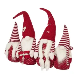 New Red and White Plush Gnome Decoration Christmas Decorations