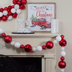 Outlet Red and White Shatterproof Ornament Tree Garland Christmas Tree Decorations