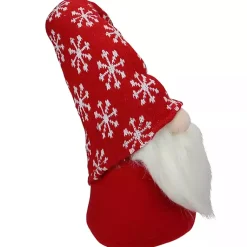 Red and White Snowflake Christmas Gnome Christmas Decorations