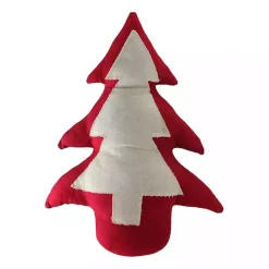 Hot Red and White Weighted Tabletop Christmas Tree Christmas Decorations
