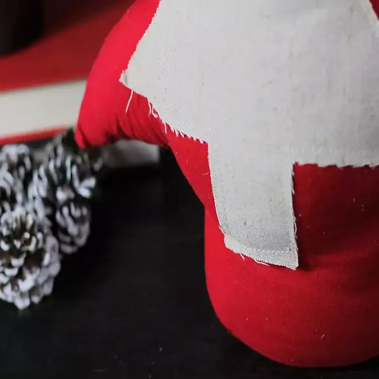 Hot Red and White Weighted Tabletop Christmas Tree Christmas Decorations