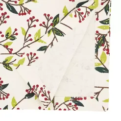 Kirklands Home Table Linens|Red Berry Delight Cotton Runner