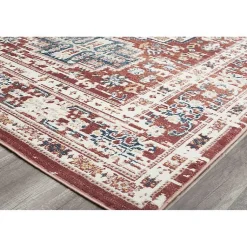 Kirklands Home Area Rugs|Red Cardinal Sundara Gabriel Area Rug, 5x7