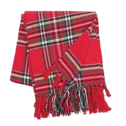 Sale Green Yellow Christmas Throw Blanket Blankets & Throws