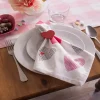 Online Red Heart Napkin Rings, Set of 6 Valentines Day Decorations