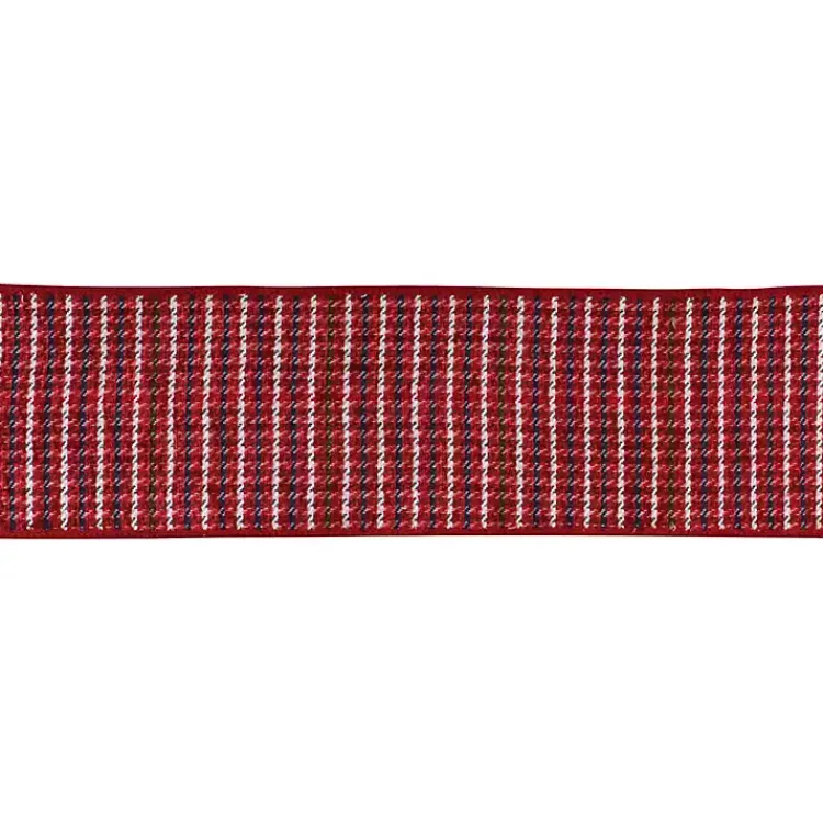 Houndstooth 10 yard Christmas Ribbon Christmas Decorations
