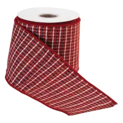 Houndstooth 10 yard Christmas Ribbon Christmas Decorations