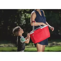 Kirklands Home Serving & Entertaining|Louisville Cardinals Cooler Basket Red