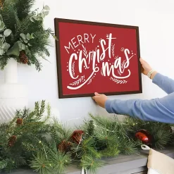 Sale Merry Christmas Framed Wall Plaque Christmas Art & Wall Decor