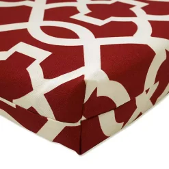 Kirklands Home Outdoor Cushions & Pillows|Red New Geometric Outdoor Chaise Cushion