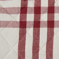 Kirklands Home Kitchen Accessories|Red Plaid Eat Drink Enjoy 4-pc. Dish Towel Set