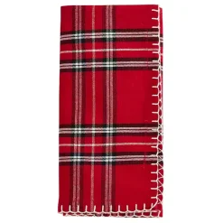 Hot Plaid Whipstitch Napkins, Set of 4 Christmas Dining & Entertaining