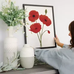 Kirklands Home Framed Art|Red Poppies Framed Art Print