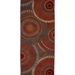 Kirklands Home Outdoor Rugs|Spheres Indoor/Outdoor Runner, 1x4 Red