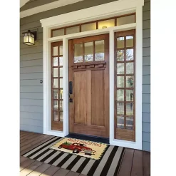 New Red Truck Merry Christmas Tree Doormat Outdoor Christmas Decorations