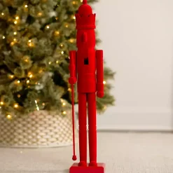 New Velvet Nutcracker Statue Christmas Decorations