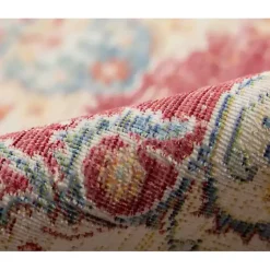 Kirklands Home Area Rugs|Vintage Medallion Area Rug, 7x10 Red