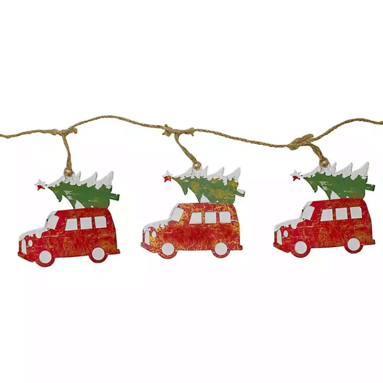 Hot Vintage Truck Christmas Tree Garland Christmas Tree Decorations