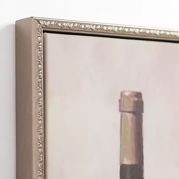 Kirklands Home Canvas Art|Red Wine Vintage Framed Canvas Art Print