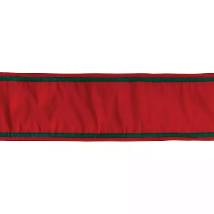 Sale Red with Green Trim 5 yard Christmas Ribbon Christmas Decorations