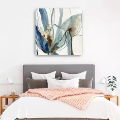 Kirklands Home Canvas Art|Refined Blue Canvas Art Print