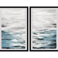 Kirklands Home Framed Art|Reflective Sea Framed Art Prints, Set of 2