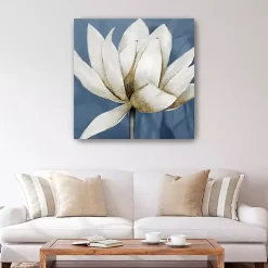 Kirklands Home Canvas Art|Regal Waterlily Canvas Art Print