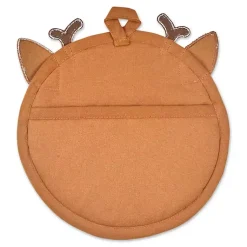 Hot Reindeer Plaid 3-pc. Dishtowel & Potholder Set Christmas Dining & Entertaining