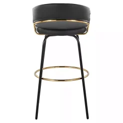 Kirklands Home Bar Stools & Counter Height Stools|Remy Swivel Bar Stools, Set of 2 Black
