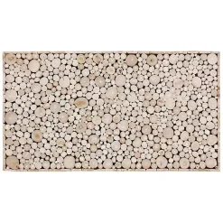 Kirklands Home Coffee Tables|Repurposed Wood Logs Recgle Coffee Table Tan